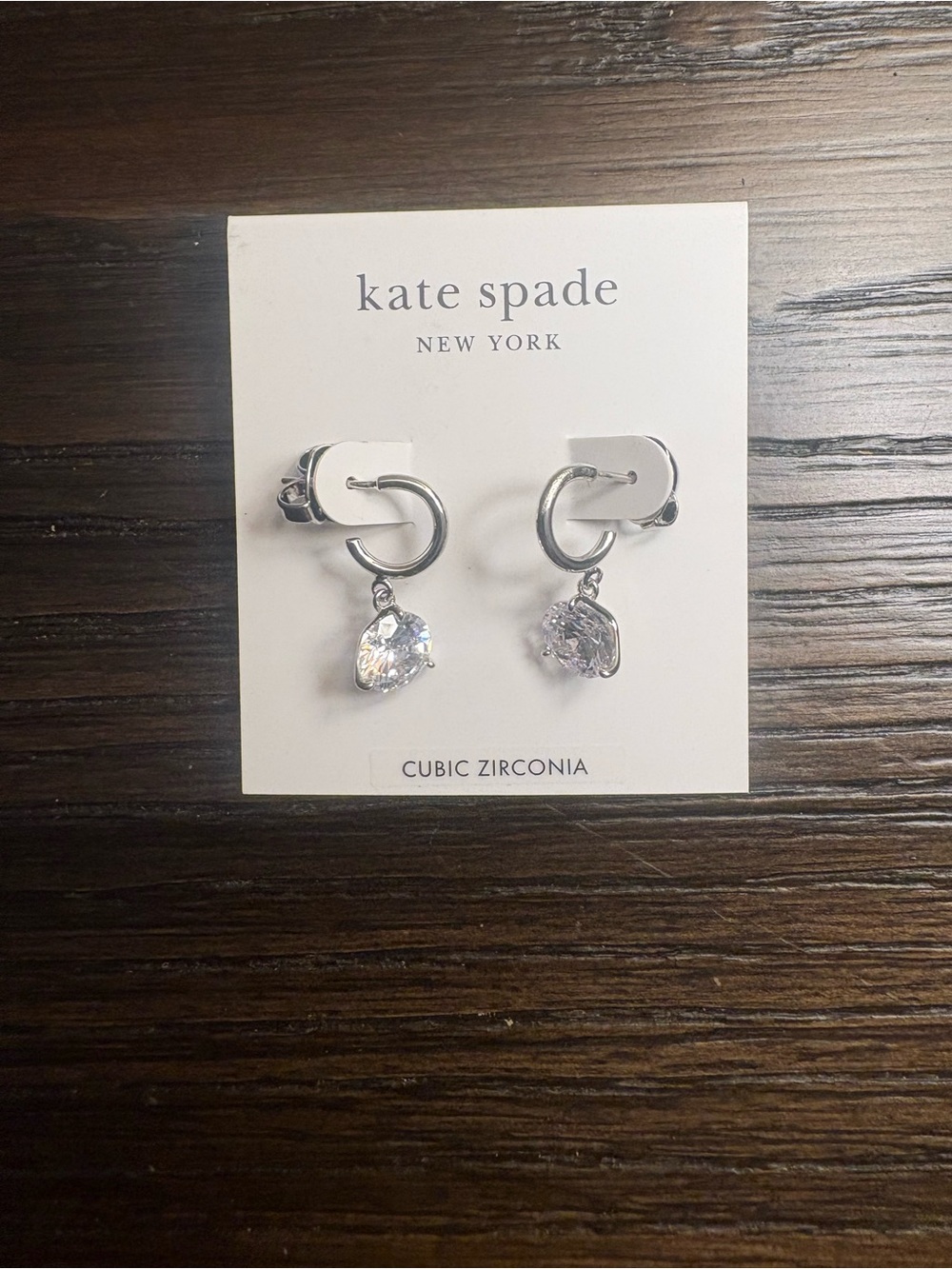 NEW Kate Spade Silver Earrings